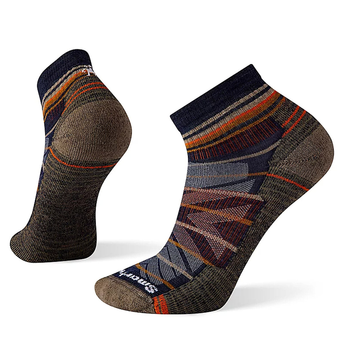 Men&#39;s Hike Light Cushion Pattern Ankle Socks
