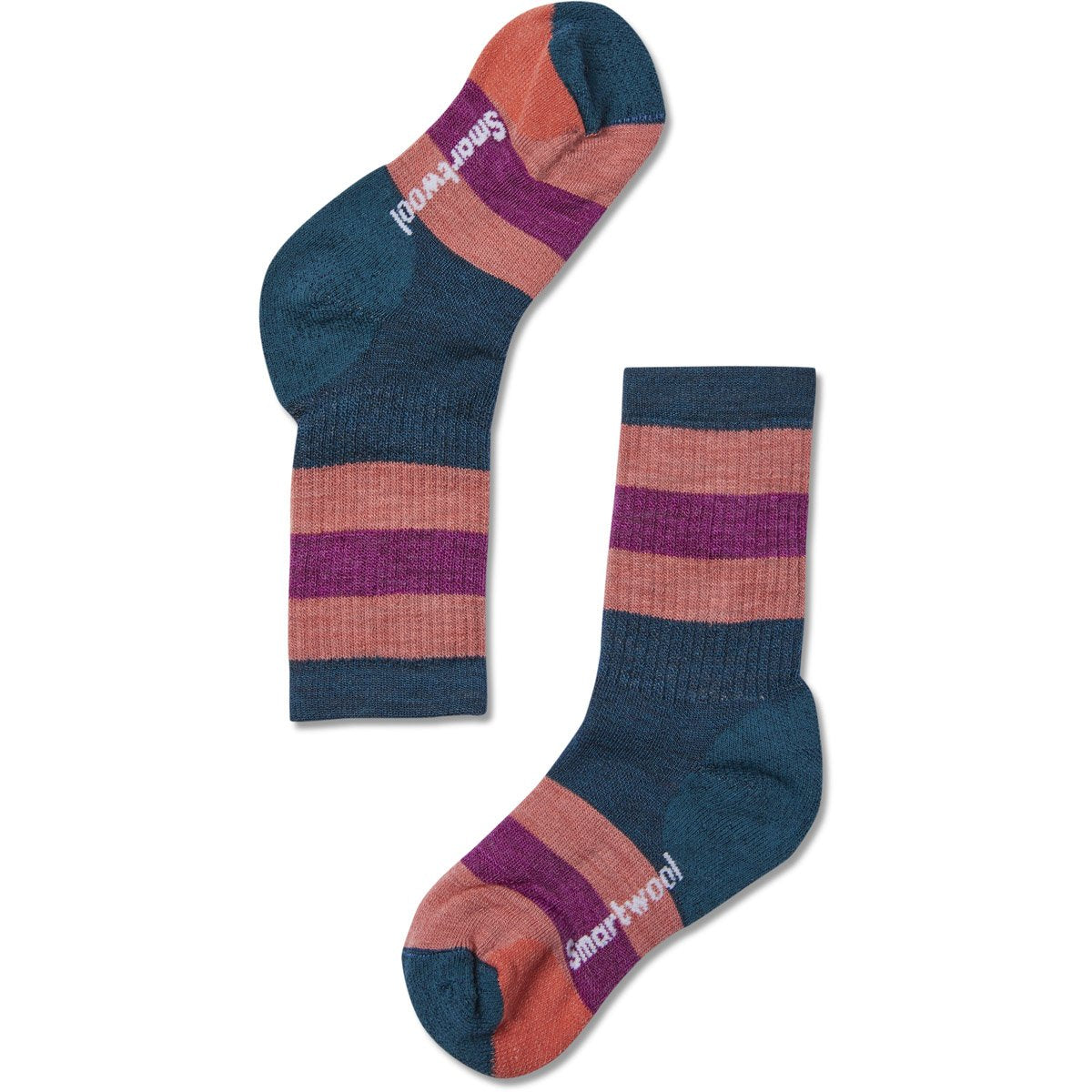 Kids&#39; Hike Medium Striped Crew Socks