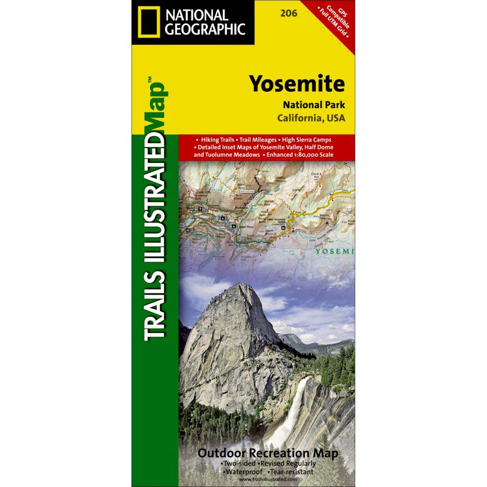 Trails Illustrated Map: Yosemite National Park