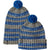 Patagonia Wool Pom Beanie-33465_Alfalfa Stripe: Alpine Blue