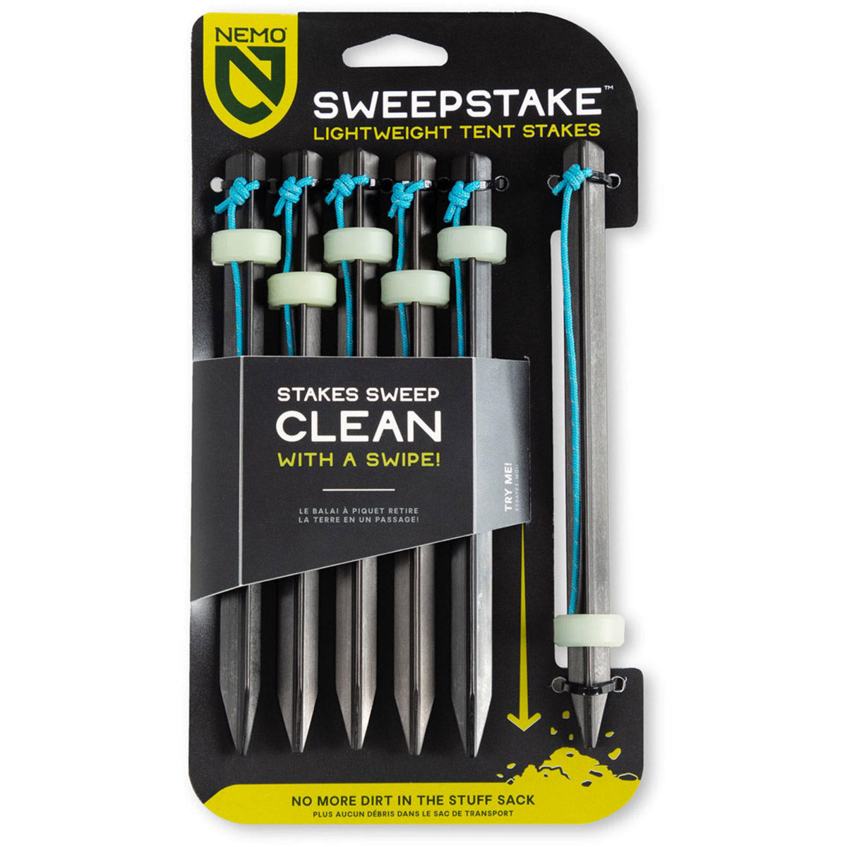 Sweepstake Lightweight Tent Stakes 6-Pack
